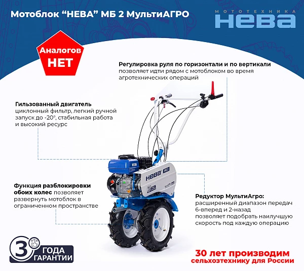 Мотоблок МБ2 МультиАГРО-ZS (GB225)_0